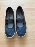 Ecco jeansblauwe instappers schoenen mt 41 izgs, Ecco, Blauw, Instappers, Ophalen of Verzenden