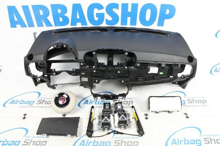 Airbag set - Dashboard wit stuur Fiat 500 (2016-heden), Auto-onderdelen, Dashboard en Schakelaars