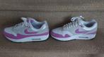 Nike Air Max 1 wit/fuchsia mt 41, Overige kleuren, Nike, Ophalen of Verzenden, Sneakers of Gympen