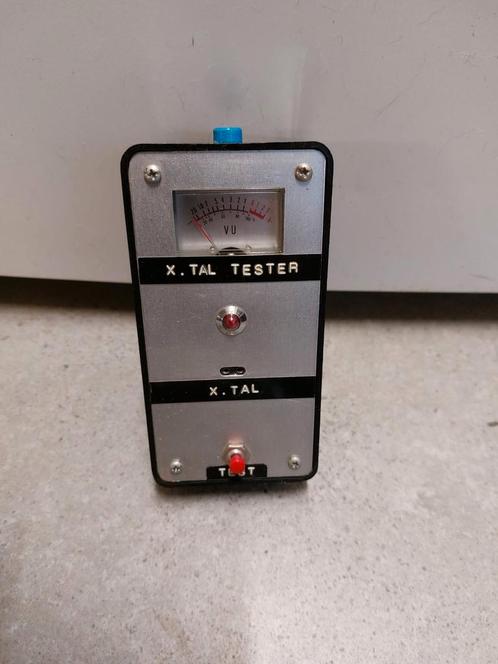 X-tal tester met vu meter geluidsniveau  meter?, Antiek en Kunst, Antiek | Tv's en Audio, Ophalen of Verzenden