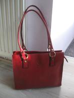 MELANIE mooie rood leren tas als nieuw, Ophalen of Verzenden, Zo goed als nieuw, Rood