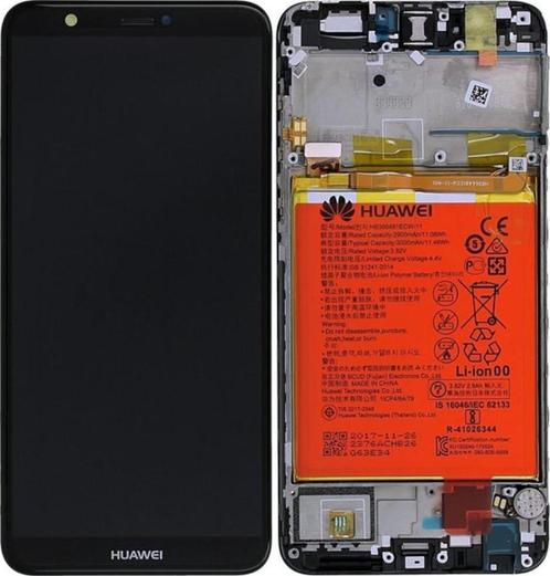 Complete LCD + Accu Huawei P Smart, Telecommunicatie, Mobiele telefoons | Batterijen en Accu's, Nieuw, Overige merken, Ophalen of Verzenden