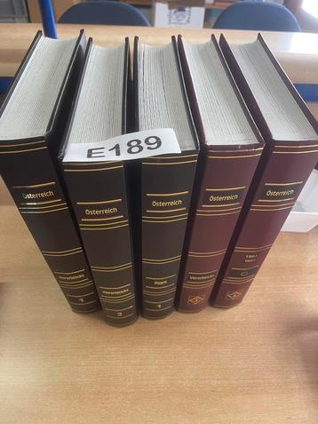 OOSTENRIJK in 5 DIKKE LEUCHTTURMS vol zegels (E189) beschikbaar voor biedingen