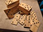 Grote Houten Domino Set - 28 Stenen, Drie of vier spelers, Ophalen of Verzenden, Nieuw, Onbekend