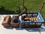 Originele Columbia Graphophone Type AZ met veel wasrollen, Ophalen