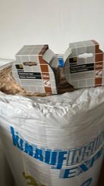 Isolatie glaswol knauf  en aluminium kleefband, Doe-het-zelf en Verbouw, Dakisolatie, 12 cm of meer, Nieuw, Ophalen of Verzenden