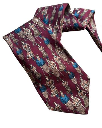 Burberry Stropdas Rare Design Made in Italy Ralph Lauren beschikbaar voor biedingen