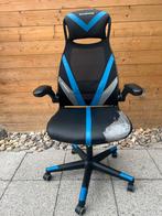 Gebruikte Songmics Gaming Bureaustoel - Zwart/Blauw, Ophalen, Gebruikt, Zwart, Bureaustoel