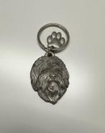 Sleutelhanger Lhasa Apso korthaar - tin, Nieuw, Ophalen of Verzenden, Nvt, Nvt