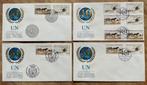 Postzegel 40 jaar United Nations FDC, Postzegels en Munten, Ophalen of Verzenden, Onbeschreven, Rest van de wereld