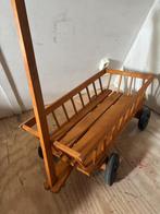 Prachtige houten bolderkar, Caravans en Kamperen, Bolderkarren, Ophalen, Zo goed als nieuw