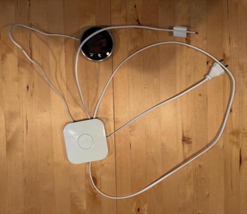 Nest Learning Thermostaat V2 met Heat Link, Doe-het-zelf en Verbouw, Thermostaten, Gebruikt, Slimme thermostaat, Ophalen of Verzenden