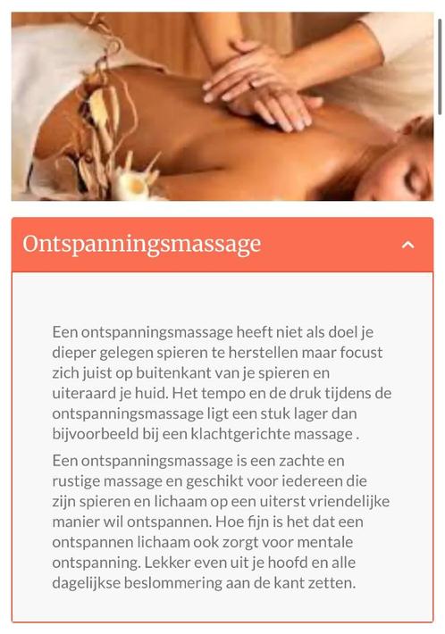 Massage - vetverbranding - spieropbouw  salon in schijndel, Sport en Fitness, Gezondheidsproducten en Wellness, Nieuw, Ophalen