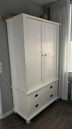 Witte kledingkast (geen ikea), Huis en Inrichting, Kasten | Kledingkasten, Ophalen, Gebruikt, 100 tot 150 cm, 150 tot 200 cm