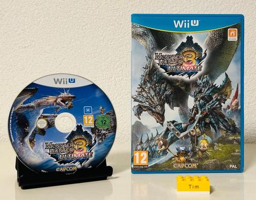 Wii U / Monster Hunter 3 Ultimate, Spelcomputers en Games, Games | Nintendo Wii U, Zo goed als nieuw, Avontuur en Actie, 1 speler