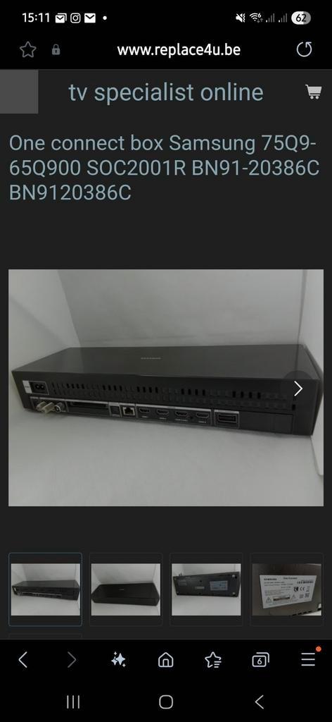 One connect box samsumg, Audio, Tv en Foto, Televisie-accessoires, Zo goed als nieuw, Ophalen of Verzenden