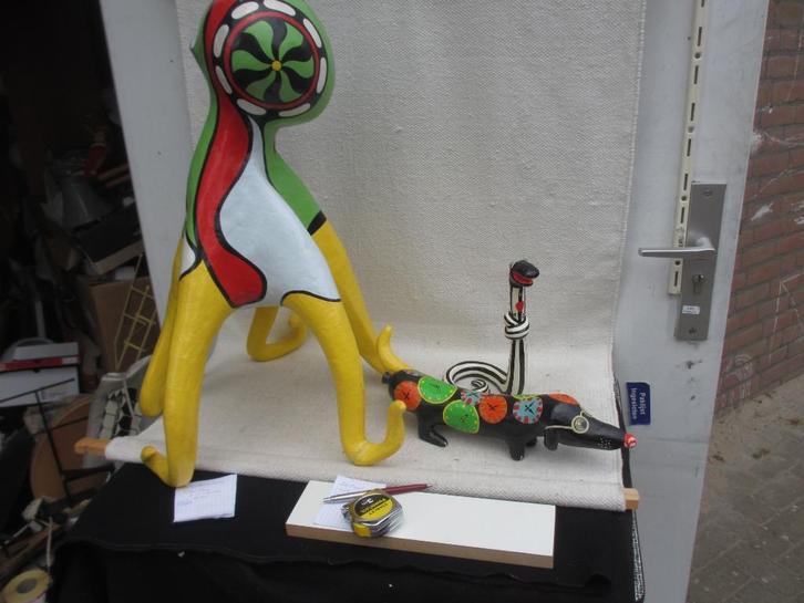 Niloc Pagen kunst TECKEL en SLANG en GROTE OCTOPUS, Antiek en Kunst, Kunst | Designobjecten, Ophalen of Verzenden