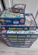 12x Jan van Haasteren, Ophalen, 500 t/m 1500 stukjes, Gebruikt, Legpuzzel