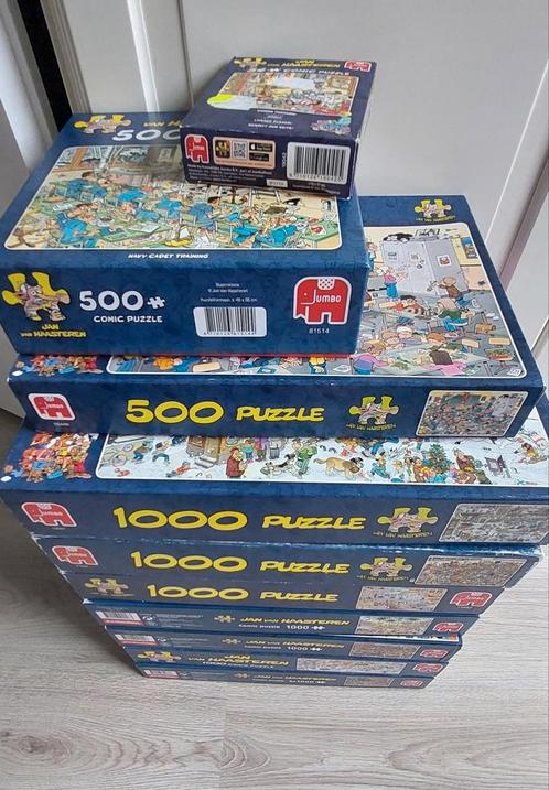 12x Jan van Haasteren, Hobby en Vrije tijd, Denksport en Puzzels, Gebruikt, Legpuzzel, 500 t/m 1500 stukjes, Ophalen