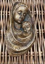 Maria met haar zoon , antieke wandhanger, Antiek en Kunst, Antiek | Religie, Ophalen of Verzenden
