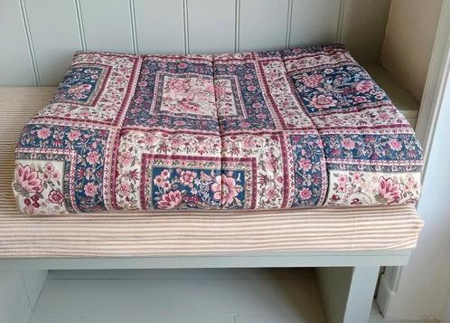 Prachtig! Vintage slaapzak roze gebloemd retro, Caravans en Kamperen, Slaapzakken, Gebruikt, Ophalen of Verzenden