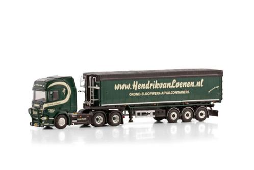HENDRIK VAN LOENEN; SCANIA R HIGHLINE CR20H, Hobby en Vrije tijd, Modelauto's | 1:50, Nieuw, Bus of Vrachtwagen, Wsi, Ophalen of Verzenden
