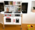 speelkeuken + atributen en licht + geluidseffecten, Ophalen, Gebruikt, Hout, Speelkeuken