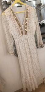 Mooie witte jurk ..  l olive verte, Kleding | Dames, Jurken, Wit, Maat 42/44 (L), Ophalen of Verzenden, Zo goed als nieuw