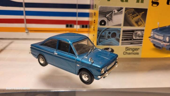 Vanguards Corgi Singer Chamois Blue Black Roof, Hobby en Vrije tijd, Modelauto's | 1:43, Zo goed als nieuw, Auto, Corgi, Ophalen of Verzenden