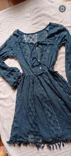 Leuk openbewerkt spijkerblauw tuniek jurkje  maat S/M, Blauw, Nieuw, Ophalen of Verzenden, Maat 36 (S)