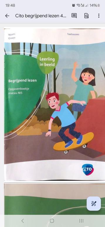 Cito Toets Groep 8 4.0  beschikbaar voor biedingen