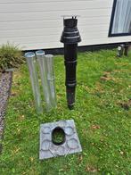 Geiserontluchting compleet. ‘Nieuw’, Doe-het-zelf en Verbouw, Ophalen, Nieuw, Minder dan 2 meter, 80 mm of meer