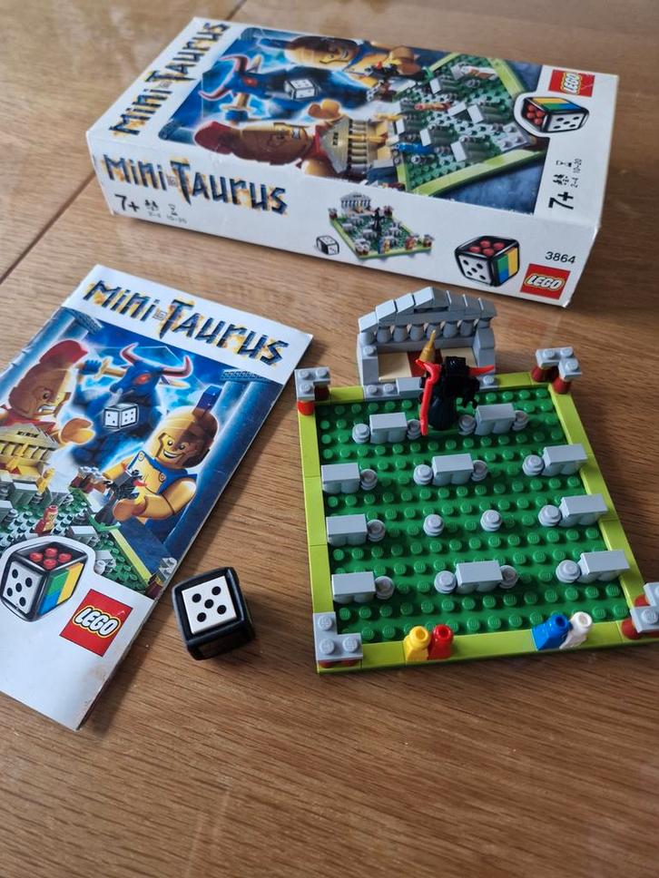 Lego Mini Taurus Bordspel - 2 Spelers - 7+, Hobby en Vrije tijd, Gezelschapsspellen | Bordspellen, Zo goed als nieuw, Ophalen of Verzenden