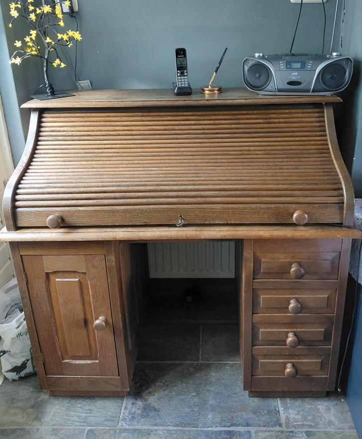Antiek Secretaire Bureau, Huis en Inrichting, Bureaus, Gebruikt, Bureau, Ophalen of Verzenden
