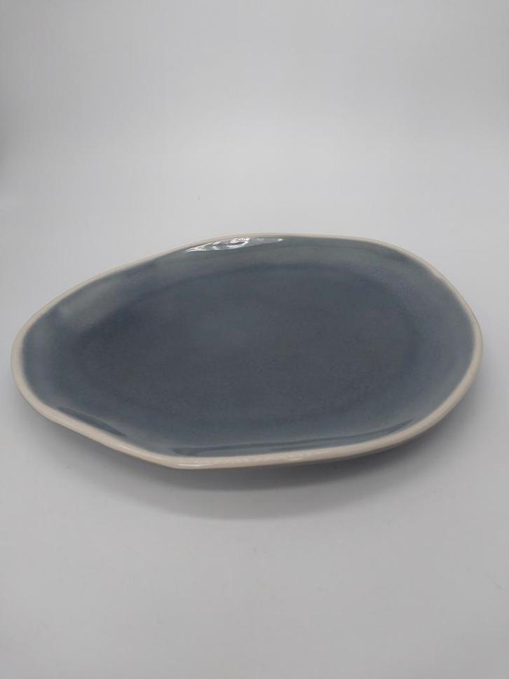 Geglazuurd stenen bord van Jewel, Huis en Inrichting, Woonaccessoires | Schalen en Manden, Zo goed als nieuw, Overige vormen, Steen of Aardewerk