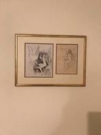 Cornelis le mail, Antiek en Kunst, Kunst | Tekeningen en Foto's, Ophalen of Verzenden