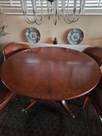 Antieke ronde eettafel, 100 tot 150 cm, 150 tot 200 cm, Vier personen, Ovaal