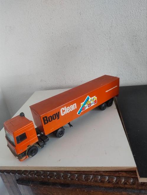 👉 DAF de Booy Clean. 1/50, Hobby en Vrije tijd, Modelauto's | 1:50, Zo goed als nieuw, Bus of Vrachtwagen, Lion Toys, Ophalen of Verzenden