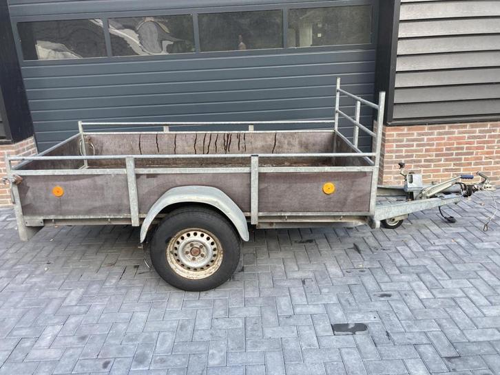 Hapert Enkelasser aanhanger aanhangwagen bakwagen 1350 kg, Auto diversen, Aanhangers en Bagagewagens, Gebruikt