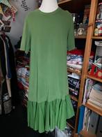 COS Gebreide Jurk met Ruches - Groen, Ophalen of Verzenden, Zo goed als nieuw, Maat 38/40 (M), Groen