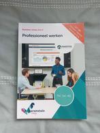 Professioneel werken nieuw - combipakket niveau 3/4 - ZGAN!, Overige vakken, Ophalen of Verzenden, Zo goed als nieuw, Angerenstein