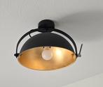 Mooie verstelbare hanglamp/plafondlamp metaal zwart/goud, Ophalen, Zo goed als nieuw, Metaal, Minder dan 50 cm