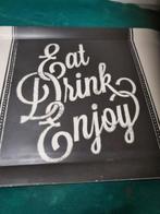 dienblad eat drink enjoy kunststof, Huis en Inrichting, Ophalen of Verzenden, 'T Olde Gre-j, Info@toldegrej.nl, Endepoelstraat 20f Didam