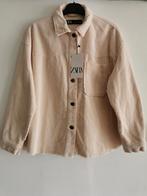 ZARA corduroy overhemdjack mt. M, Verzenden, Beige, Nieuw, Jasje