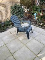 Groene kunststof tuinstoel, Ophalen, Gebruikt, Kunststof