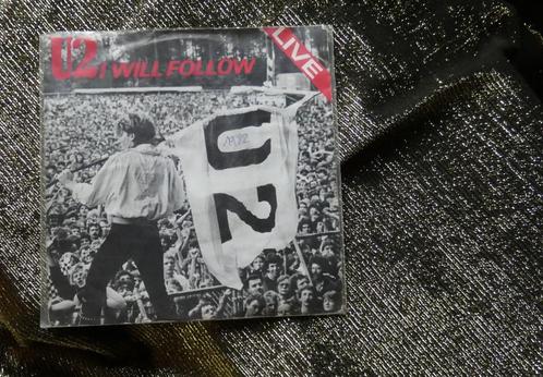 U2-Live : I WILL FOLLOW, single.1982. 7" 45t, Cd's en Dvd's, Vinyl Singles, Ophalen