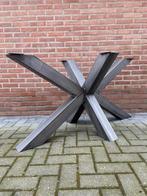 Matrixpoot matrix poot tafel poten buiten eiken design x u, Huis en Inrichting, Tafels | Eettafels, 100 tot 150 cm, Zo goed als nieuw