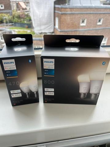 Philips hue lamp peertjes wit dimbaar kleine + grote fitting beschikbaar voor biedingen