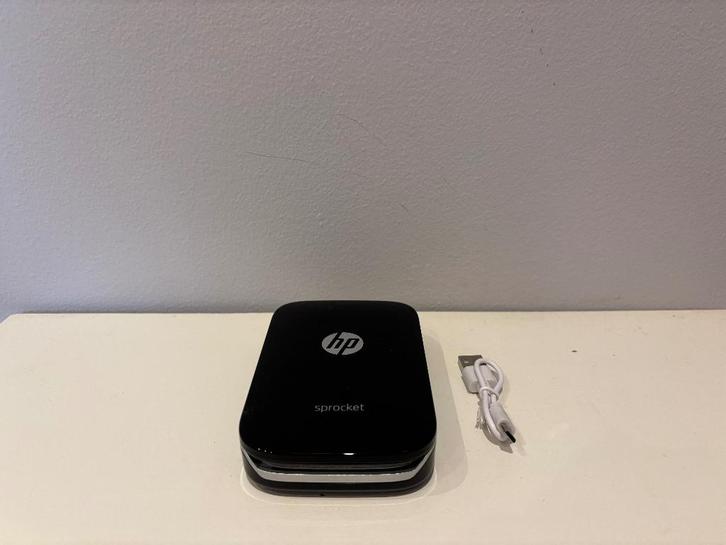 HP Sprocket mobiele fotoprinter Black Edition, Computers en Software, Pocketprinters, Zo goed als nieuw, Ophalen