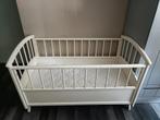 Vintage ledikant met op maat gemaakt matrasje, Ophalen, Gebruikt, Minder dan 140 cm, Matras